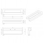 Decor Walther Form 34 LED Светильник настенный 34x9x5см, светодиодный, 1x LED 16W, цвет: черный матовый