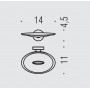 Мыльница настенная металлическая Colombo Design PLUS W4901.NM черная