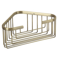 Полка-решетка угловая глубокая Veragio Basket Bronzo VR.GFT-9043.BR бронза