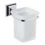 Colombo Portofino Стакан подвесной, цвет: хром/матовое стекло