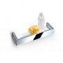 Decor Walther Brick DA30 Душевая полка 30x9см, акриловое белое стекло, подвесная, цвет: хром