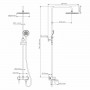 Душевая система Wasserkraft A14201 матовый хром