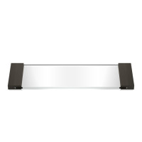 Decor Walther Classic Tab 34 Лоток универсальный 34x12см, прозрачное стекло, настольный, цвет: темная бронза