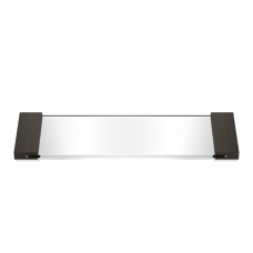 Decor Walther Classic Tab 34 Лоток универсальный 34x12см, прозрачное стекло, настольный, цвет: темная бронза