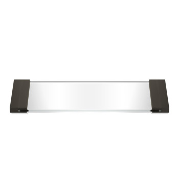 Decor Walther Classic Tab 34 Лоток универсальный 34x12см, прозрачное стекло, настольный, цвет: темная бронза