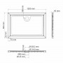 Душевой поддон прямоугольный Wasserkraft Salm 27T06 (120х80)
