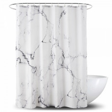Шторка для ванной комнаты Marble White MRB180W (180х200)