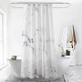 Шторка для ванной комнаты Marble White MRB180W (180х200)