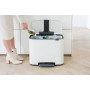 Мусорный бак Brabantia Pedal Bin Bo с педалью 121142 белый (11л+23л)