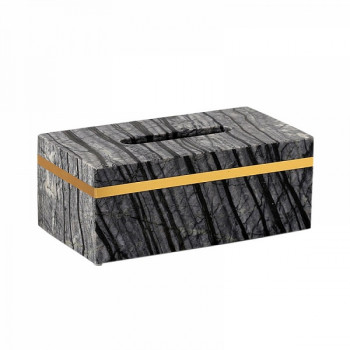 Бокс для салфеток Kassatex Nobiliti NOT-THQ-BLK