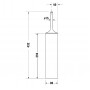 Ерш напольный Duravit Starck T 0099451000 хром