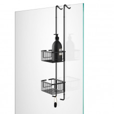 Decor Walther DW HGK2 Корзина универсальная 15x12x70см для душа, подвесная, цвет: черный матовый
