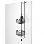 Decor Walther DW HGK2 Корзина универсальная 15x12x70см для душа, подвесная, цвет: черный матовый