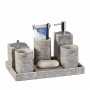 Дозатор для жидкого мыла Kassatex Lotus Beige LOS-LD-BGE