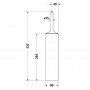 Ерш напольный Duravit Starck T 0099454600 черный
