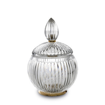 Баночка косметическая 3SC ELEGANCE EL49ACRGD хрусталь-золото 24к