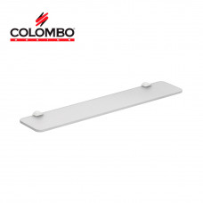 Полка стеклянная 60 см Colombo Design PLUS W4916.BM белая