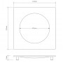 Decor Walther Cube DW 351 Мыльница настольная, цвет: золото