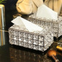Бокс для салфеток Kassatex Crystal Silver CRL-TH-SLV