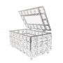 Бокс для салфеток Kassatex Crystal Silver CRL-TH-SLV
