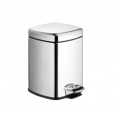 Мусорное ведро с педалью Colombo Design Black&White B9210.CR (3л)