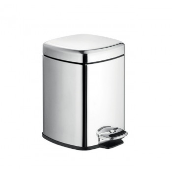 Мусорное ведро с педалью Colombo Design Black&White B9210.CR (3л)