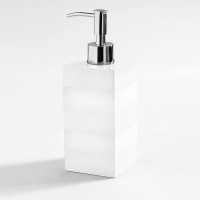 Дозатор для жидкого мыла настольный Kassatex Cabana White ACL-LD-W