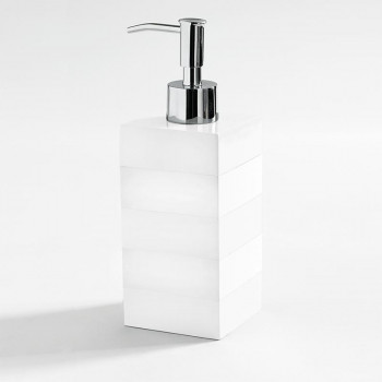 Дозатор для жидкого мыла настольный Kassatex Cabana White ACL-LD-W