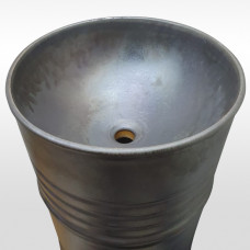 Раковина напольная Kerasan Artwork Barrel 474383 ржавчина, слив в стену