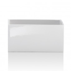 Decor Walther DW 624 Бокс универсальный 25x12x12см, фарфор, настольный, цвет: белый