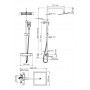 Душевая система с термостатом Wasserkraft A19901 Thermo