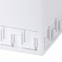 Бокс для салфеток Avanti Gramercy 14501E белый