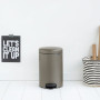 Мусорное ведро с педалью Brabantia NewIcon платиновое 113628 (12л)