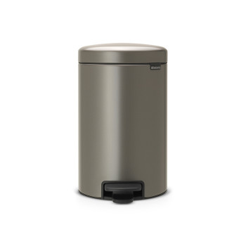 Мусорное ведро с педалью Brabantia NewIcon платиновое 113628 (12л)