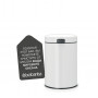 Ведро для мусора подвесное Brabantia NewIcon белое 115523 (3л)