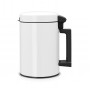 Ведро для мусора подвесное Brabantia NewIcon белое 115523 (3л)