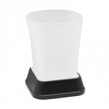 Стакан для зубных щеток настольный Wasserkraft Amper K-5428BLACK