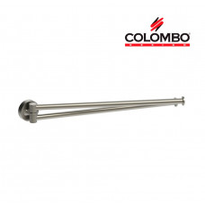 Полотенцедержатель двойной поворотный Colombo Design PLUS W4913.HPS1 сталь