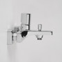 Смеситель для ванны с коротким изливом Wasserkraft Naab 8601 хром