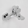 Смеситель для ванны с коротким изливом Wasserkraft Naab 8601 хром