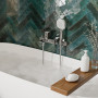 Смеситель для ванны с коротким изливом Wasserkraft Naab 8601 хром