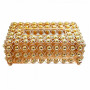Бокс для салфеток Kassatex Pearl Gold PGL-TH-GD