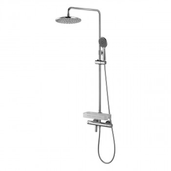 Душевая система с термостатом и изливом Lemark Tropic LM7010C