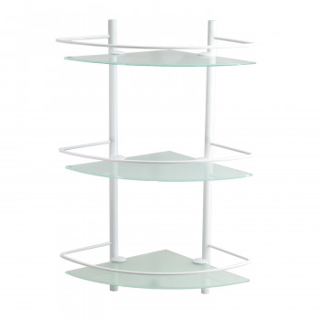 Полка угловая тройная Wasserkraft Kammel K-3133WHITE белая