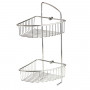 Полка-решетка двойная угловая Veragio Basket Cromo VR.GFT-9037.CR