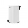Мусорное ведро с педалью Brabantia NewIcon белое 114243 (20л)