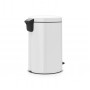 Мусорное ведро с педалью Brabantia NewIcon белое 114243 (20л)