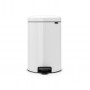 Мусорное ведро с педалью Brabantia NewIcon белое 114243 (20л)