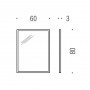 Зеркало для ванной комнаты 60х80 Colombo Design Fashion Mirrors B2044