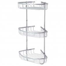 Полка-решетка угловая тройная Veragio Basket Cromo VR.GFT-9067.CR